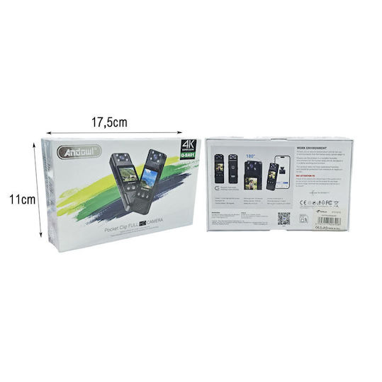 Andowl Hidden Camera 1080p with Memory Card Slot