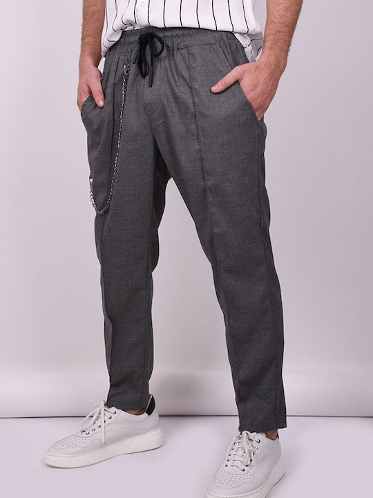 Παντελόνι Chino σε Slim Εφαρμογή Γκρι