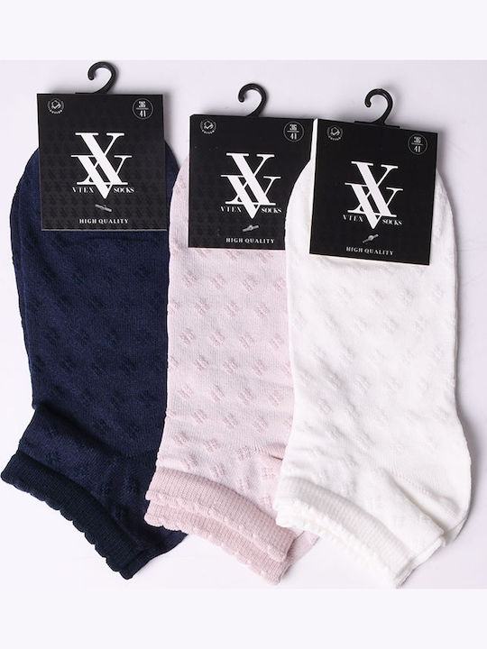 Vtex Socks Vtex Γυναικείες Κάλτσες MULTICOLOUR 3Pack Vtex Socks Vtex Γυναικείες Κάλτσες MULTICOLOUR 3Pack