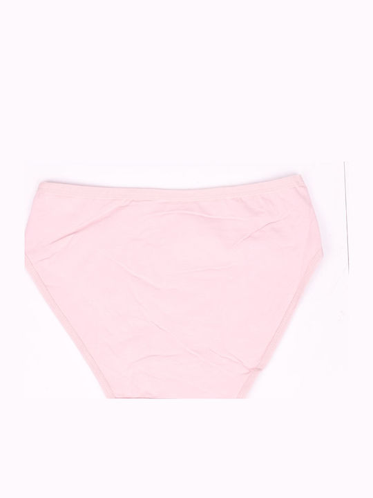 Plus Size High-waisted Women's Slip Pink