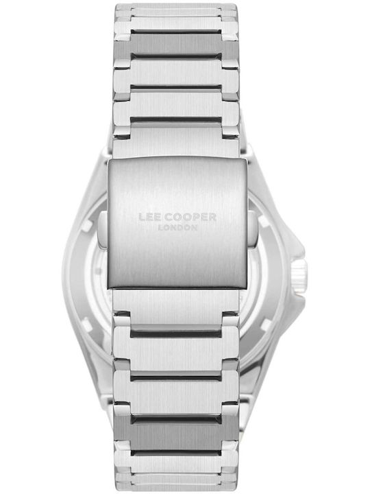 Lee Cooper Bracelet Men's Watch 42mm Automatic With Silver Metal Bracelet