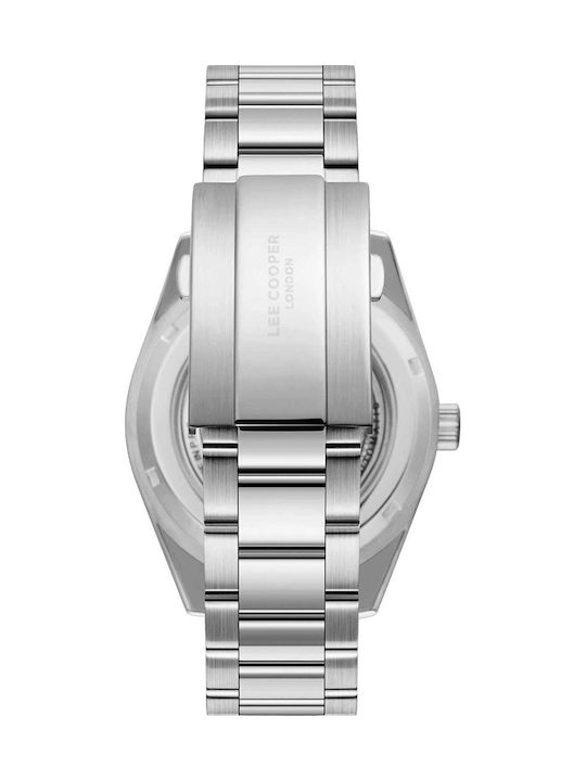 Lee Cooper Men's Watch Automatic with Silver Stainless Steel Bracelet