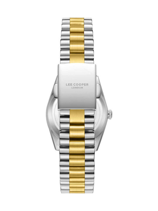Crystals Womens Watch 30mm Battery with Metal Bracelet Silver/Gold