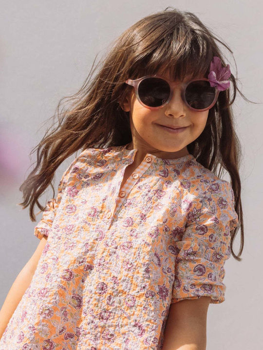 Olivio & Co Oval Kids Sunglasses with Polarized Pink Lenses for 5-12 Years