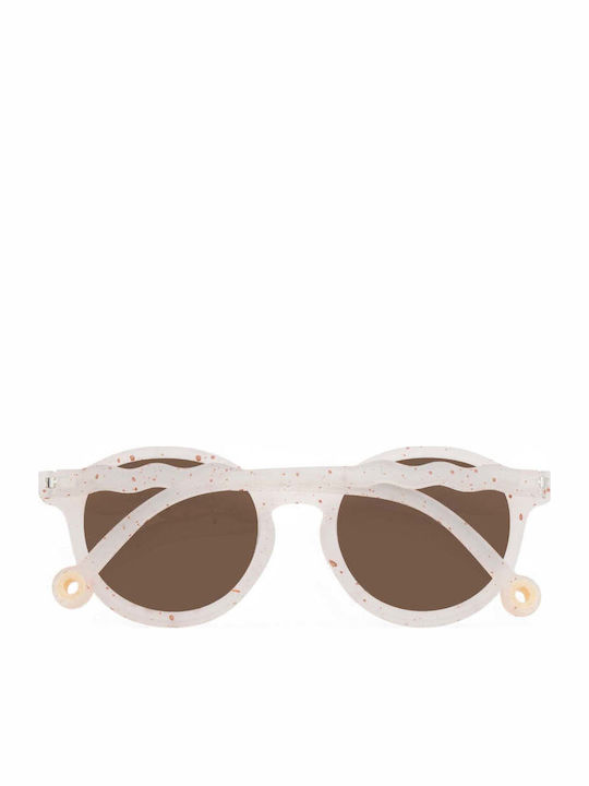Olivio & Co Oval Kids White Sunglasses For 5-12 Years