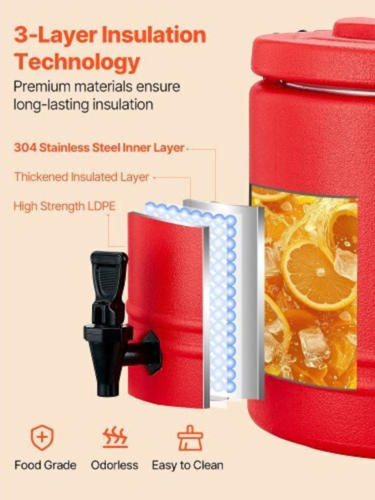 Vevor Hot & Cold Beverage Dispenser 8lt