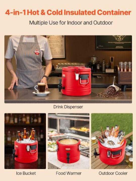 Vevor Hot & Cold Beverage Dispenser 8lt
