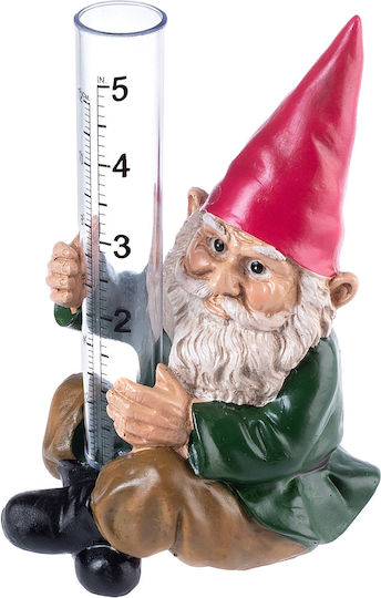 Kadax Rain Gauge Rainfall Meter Accumulation Decorative Garden Gnome