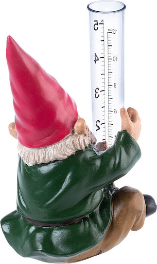 Kadax Rain Gauge Rainfall Meter Accumulation Decorative Garden Gnome