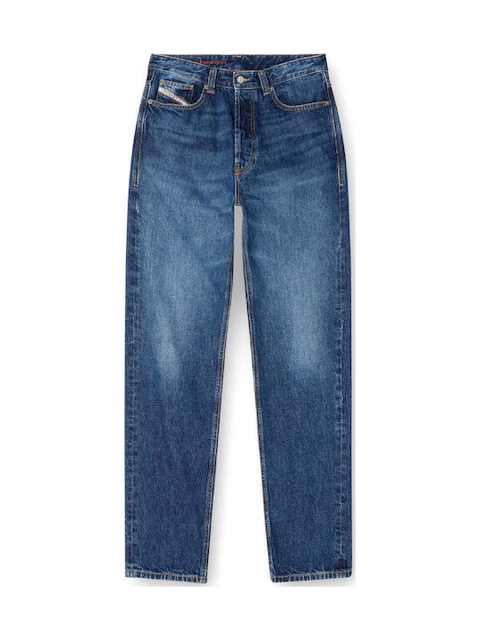 Ανδρικό Παντελόνι Τζιν με Regular Εφαρμογή Dark Aged Denim