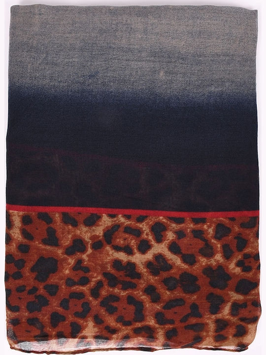 T & D Damen Schal Blau