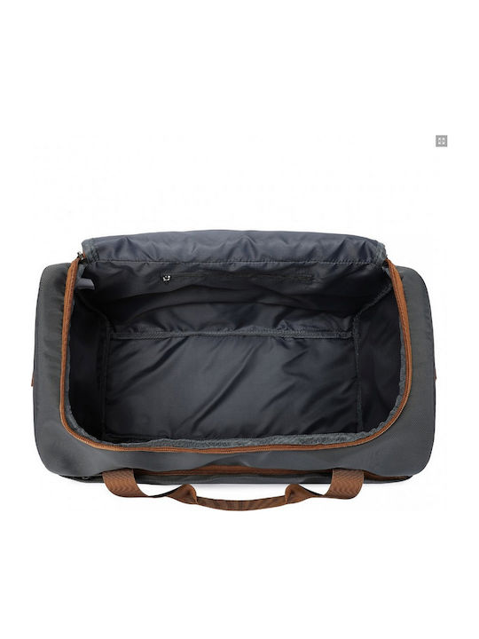 Miss Lulu Travel Suitcases Hard Grey And Brown with 4 Wheels Set of 2pcs