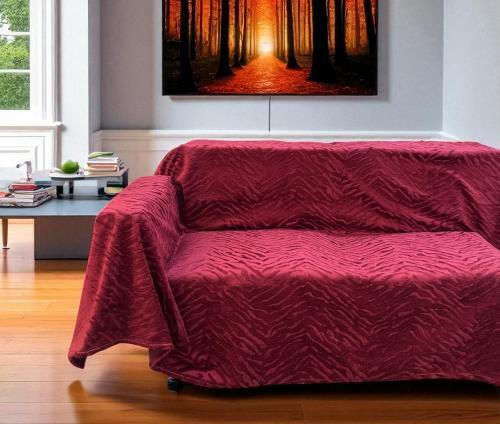 Linea Home Flame Set De Pleduri 3 Buc Jacquard Burgundy