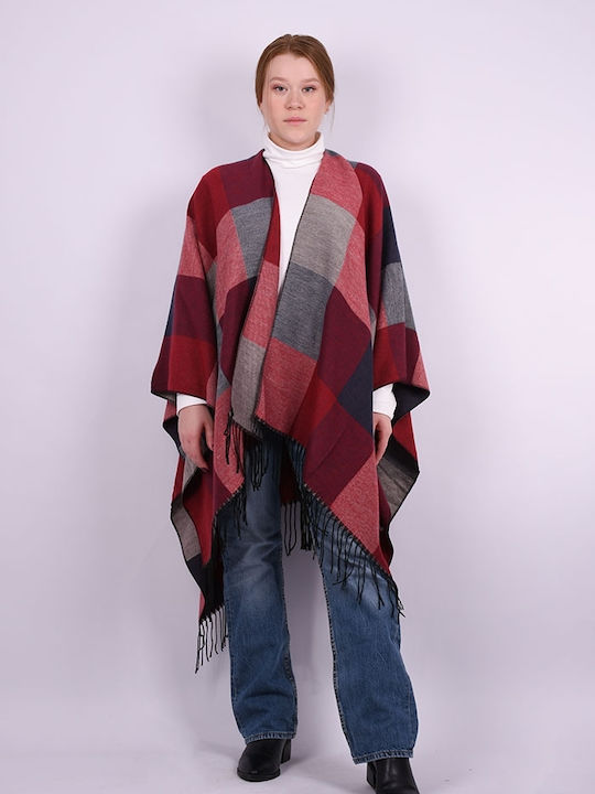 T & D Beach Poncho Red