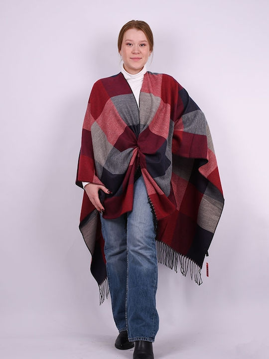 T & D Beach Poncho Red