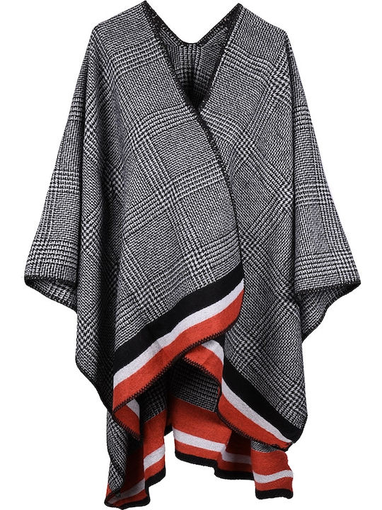 T & D Beach Poncho Black