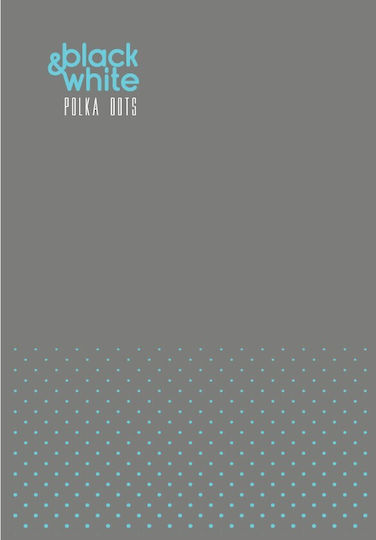 Black & White Σπιράλ Τετράδιο Ριγέ Α4 90 Φύλλων 3 Θεμάτων Polka Dots (Διάφορα Σχέδια)