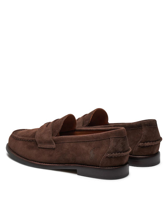 Men's Suede Moccasins Brown