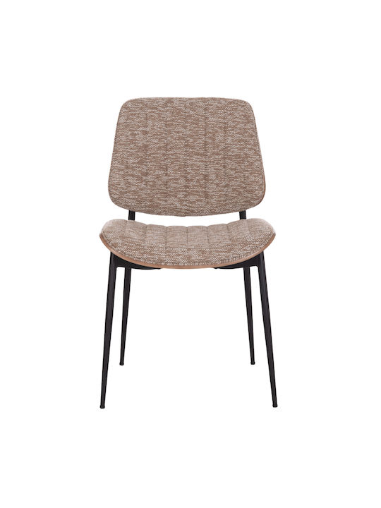 Conti Stühle Speisesaal Black, Brown 2Stück 49x56x82cm
