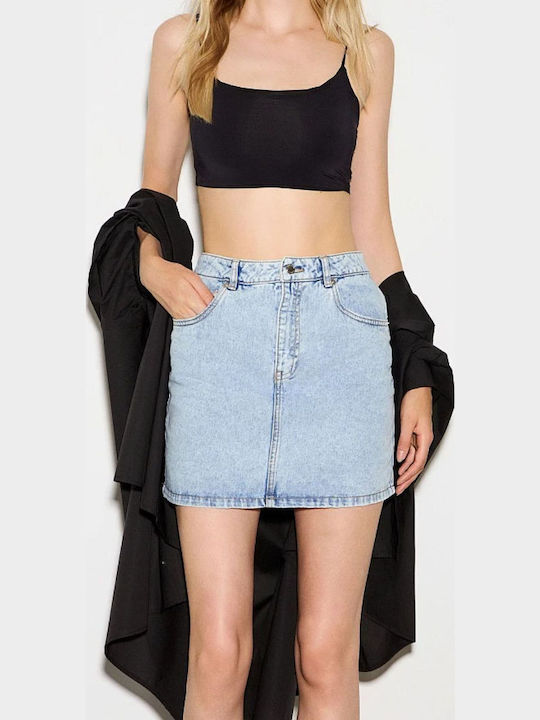 Denim Mini Rock Blue Denim
