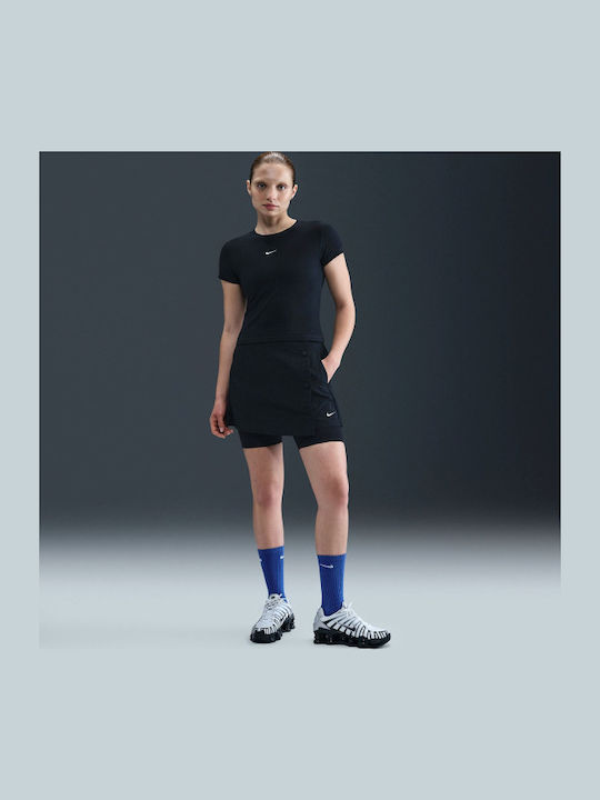 Sportswear Damen T-Shirt Schwarz