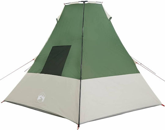 vidaXL Campingzelt Grün 383x338x217cm