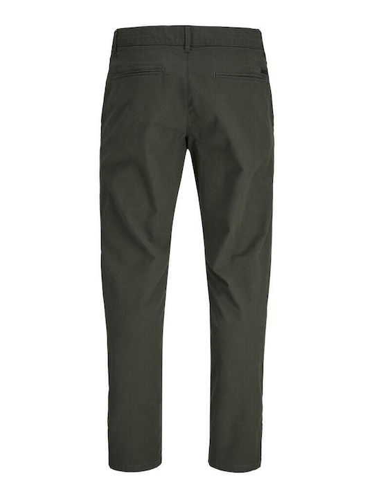 Pantaloni Chino Elastic cu Croială Slim Colofoniu
