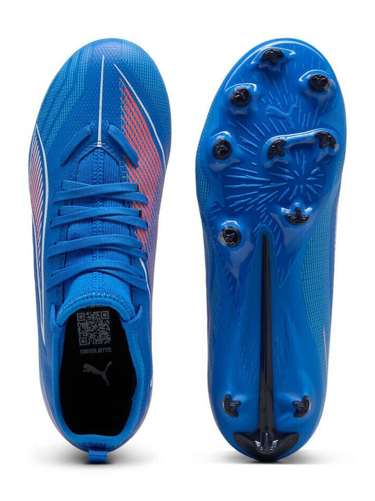 Ultra 6 Match Fg/ag FG/AG Kids Soccer Cleats & Shoes Molded Blue