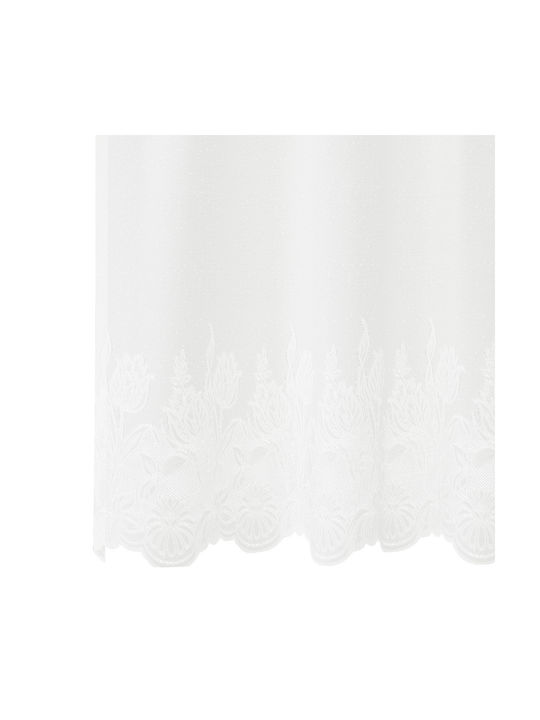vidaXL White Window Curtain with Pencil Pleat 600x220cm