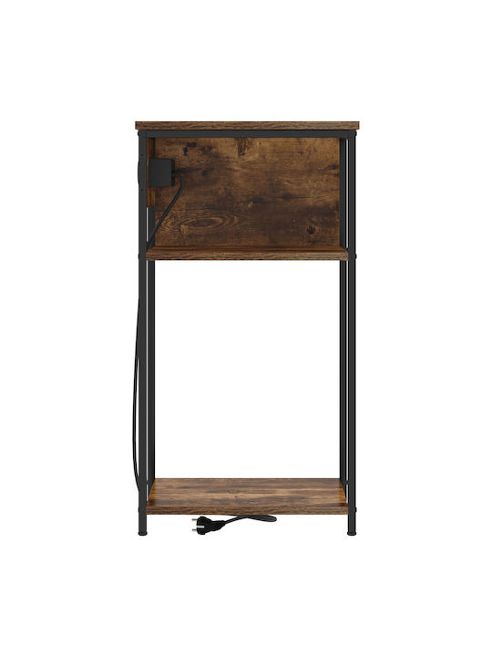 Nachttisch Smoky Oak 28.1x40.9x75cm