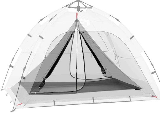 vidaXL Καλοκαιρινή Σκηνή Camping Igloo Μαύρη 240x160x133εκ.