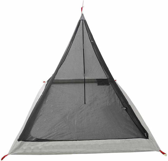 vidaXL Καλοκαιρινή Σκηνή Camping Igloo Μαύρη 240x160x133εκ.