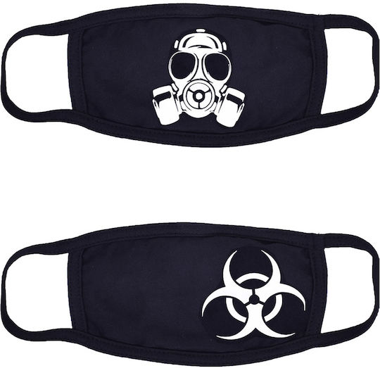Moda4u Protective Mask Fabric Black MA08 2pcs