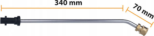 Pressure Washer Lance 1/4" 34cm Bent 30° Kärcher K Bayonet Connection