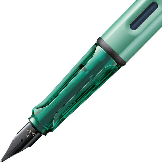 Lamy Al-star Writing Pen Fine Green made of Aluminum with Blue Ink