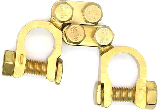 Brass Battery Clamps 6v 12v 24v Set