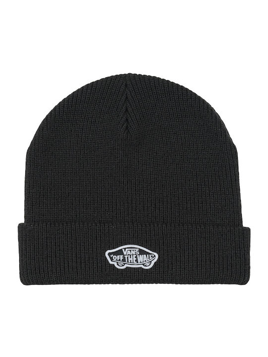 Beanie Γυναικείος Σκούφος Πλεκτός σε Μαύρο χρώμα