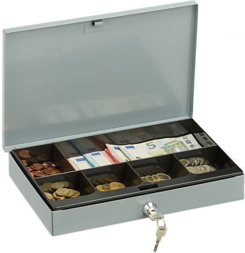 Money Box Banknotes Coins Relaxdays 5 x 30 x 20.5 cm