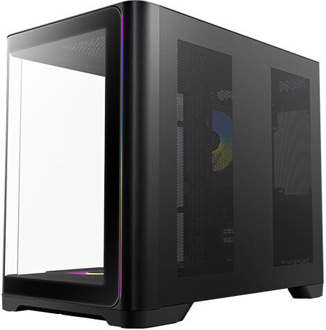 Antec C5 Геймърско бюро Midi Tower Компютърна кутия със страничен прозорец и ARGB осветление Черен