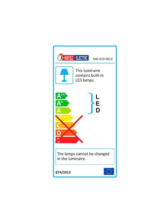 Horoz Electric Ebabil-9 Осветително тяло За баня LED Бял Horoz Electric Ebabil-9 Осветително тяло За баня LED Бял
