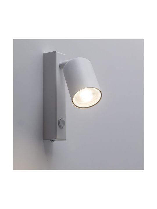 TK Lighting Μοντέρνο Φωτιστικό Τοίχου με Ντουί GU10 Λευκό 11x14.5εκ.