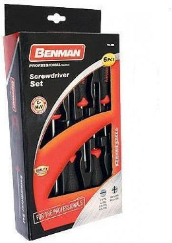 Benman Σετ 6 Κατσαβίδια με 6 Εναλλασσόμενες Μύτες