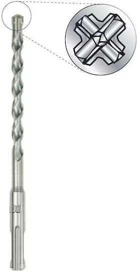 Dedra Τρυπάνι με SDS Plus Στέλεχος για Δομικά Υλικά 12x410mm