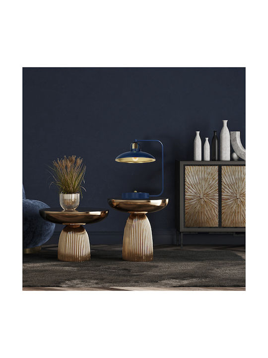 Eko Light Lustră Decorativă cu Soclu pentru Bec E27 Albastru