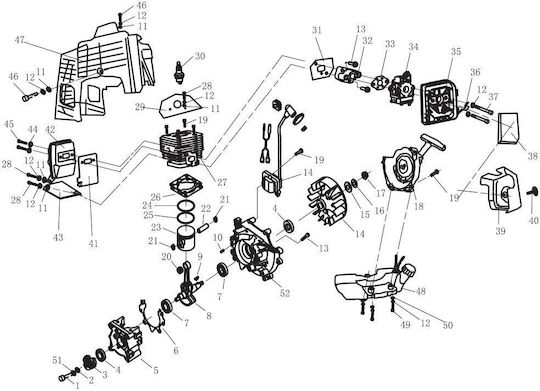 Walbro D10-hdb Carburetor Membrane Kit
