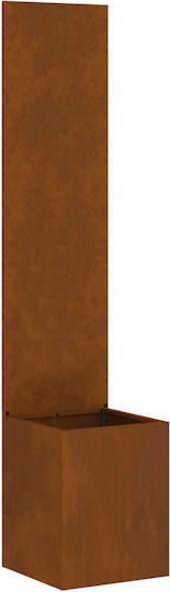 vidaXL Topf Metallisch Sk Rusty 32x140cm.