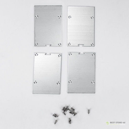 V-TAC În aer liber Profil din Aluminiu pentru Bandă LED cu Opal Acoperire 200x5x7.5cm.