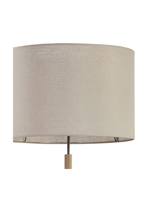 TK Lighting Deva Nature Vintage Φωτιστικό Δαπέδου Υ137xΜ50εκ. με Ντουί για Λαμπτήρα E27 Μπεζ