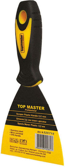 Topmaster Putty Knife with Plastic Handle 100mm Joint Knife Inox 100mm with Plastic Handle 320715 10-0512