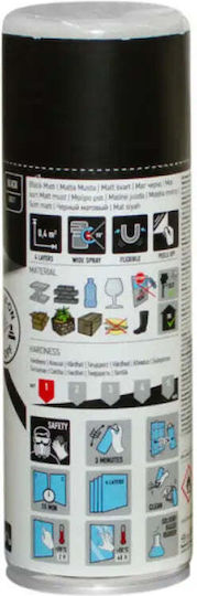 Maston Spray Schutzfolie RUBBERcomp mit Matt Effekt Black 400ml
